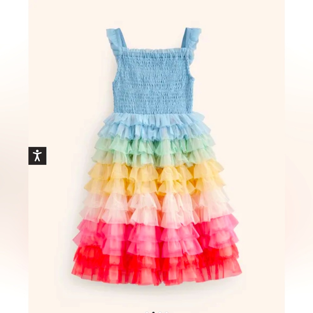 Mini Boden Rainbow tulle Dress